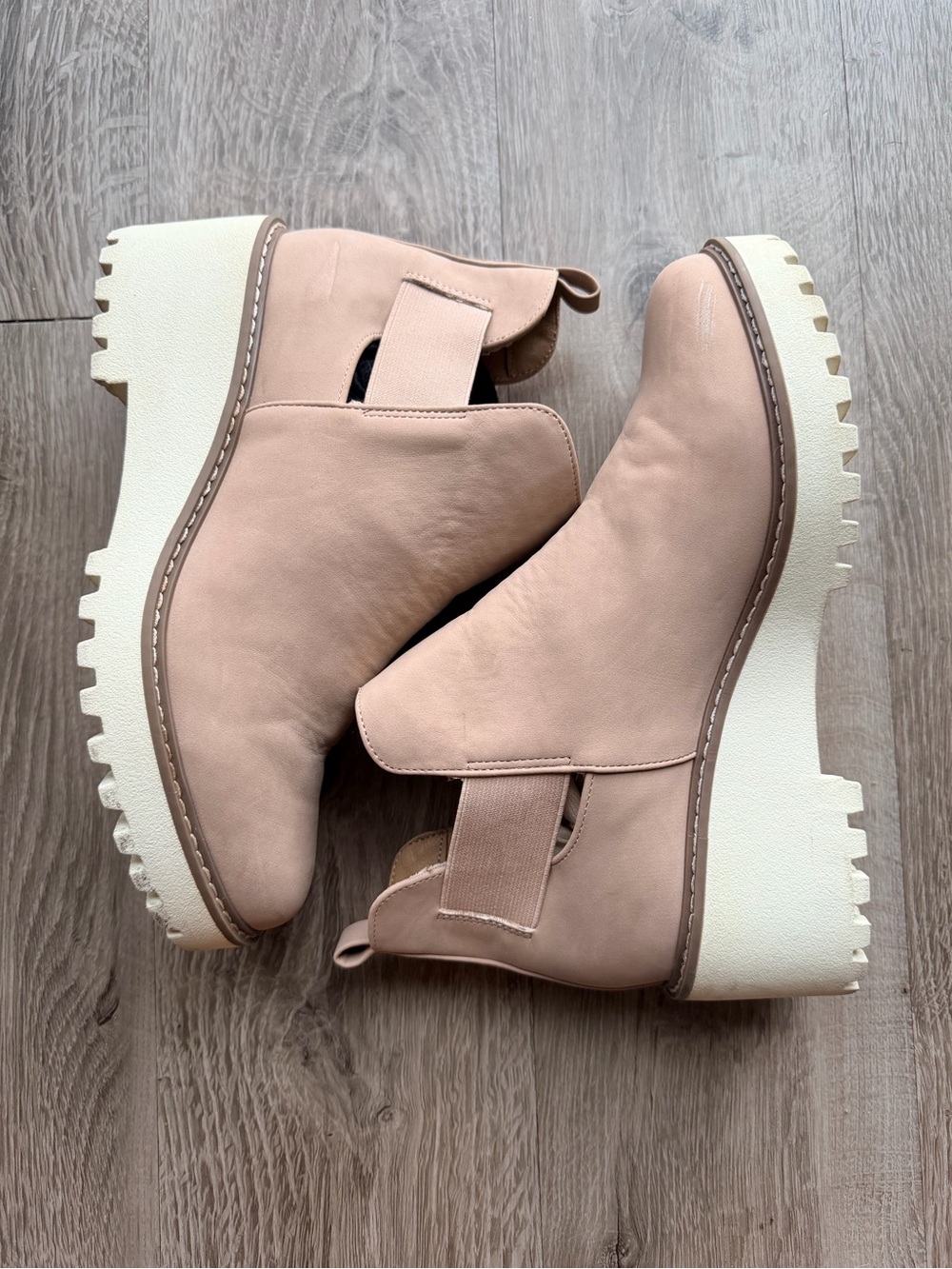 Dolce Vita Blush Platform Chelsea Boots